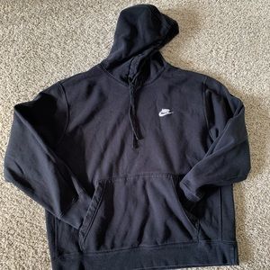 Black pullover hoodie